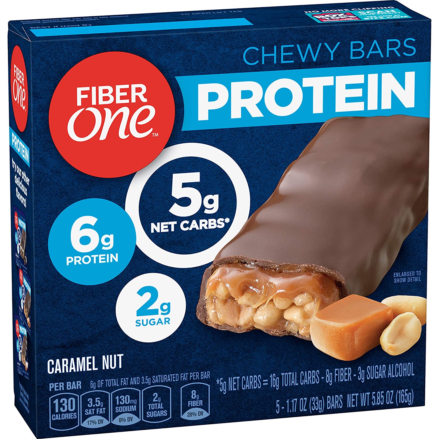 Protein Bar, Caramel Nut Chewy Bars