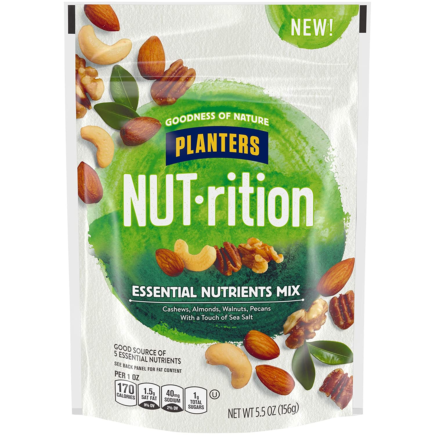 NUTrition Essential Nutrients Nut Mix Bag (5.5 oz Bag)