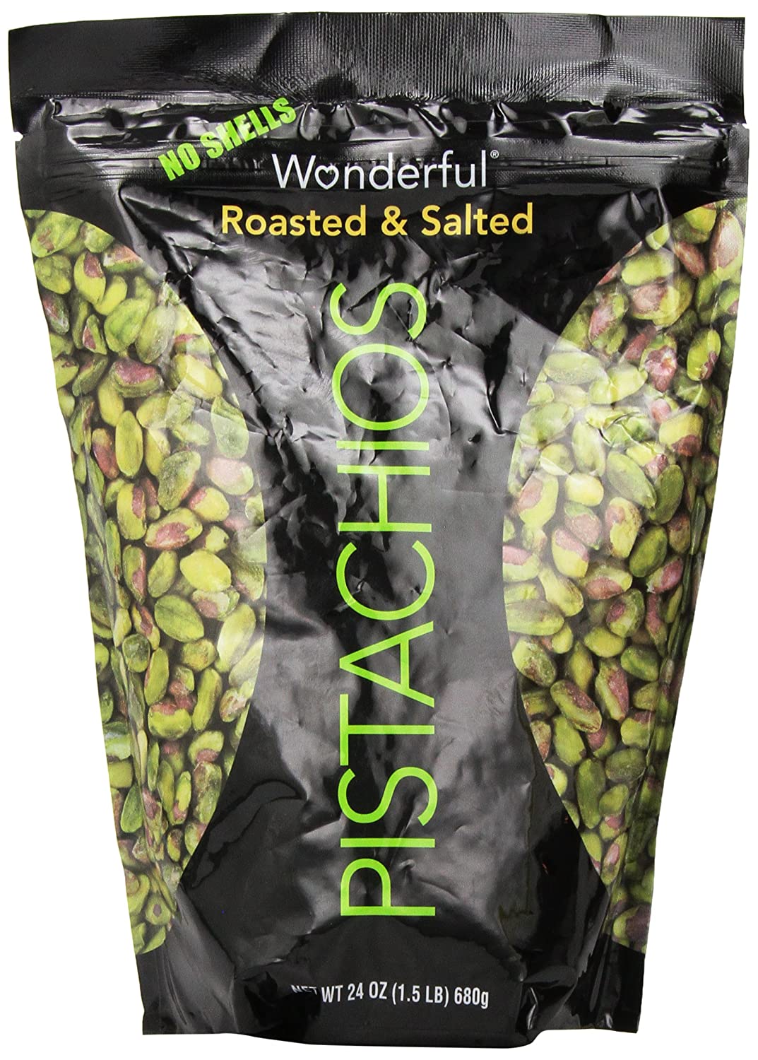 Wonderful Pistachios, No Shells, Roasted and Salted
